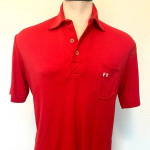 70's Hang Ten Red Polo - Size Large